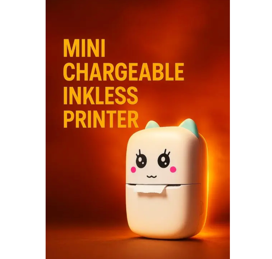 🖨️ Mini Pocket Thermal Printer – Print Anytime, Anywhere!